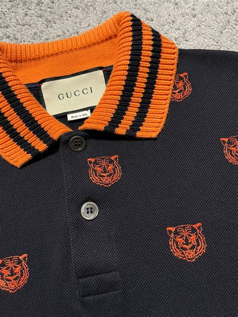 gucci sweatshirt with tiger|gucci tiger embroidered polo shirt.